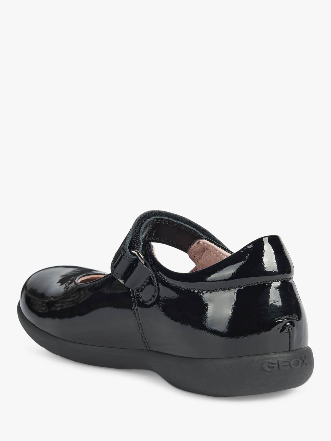 Buy Geox Kids' Naimara Mary Jane School Shoes, Black Online at johnlewis.com