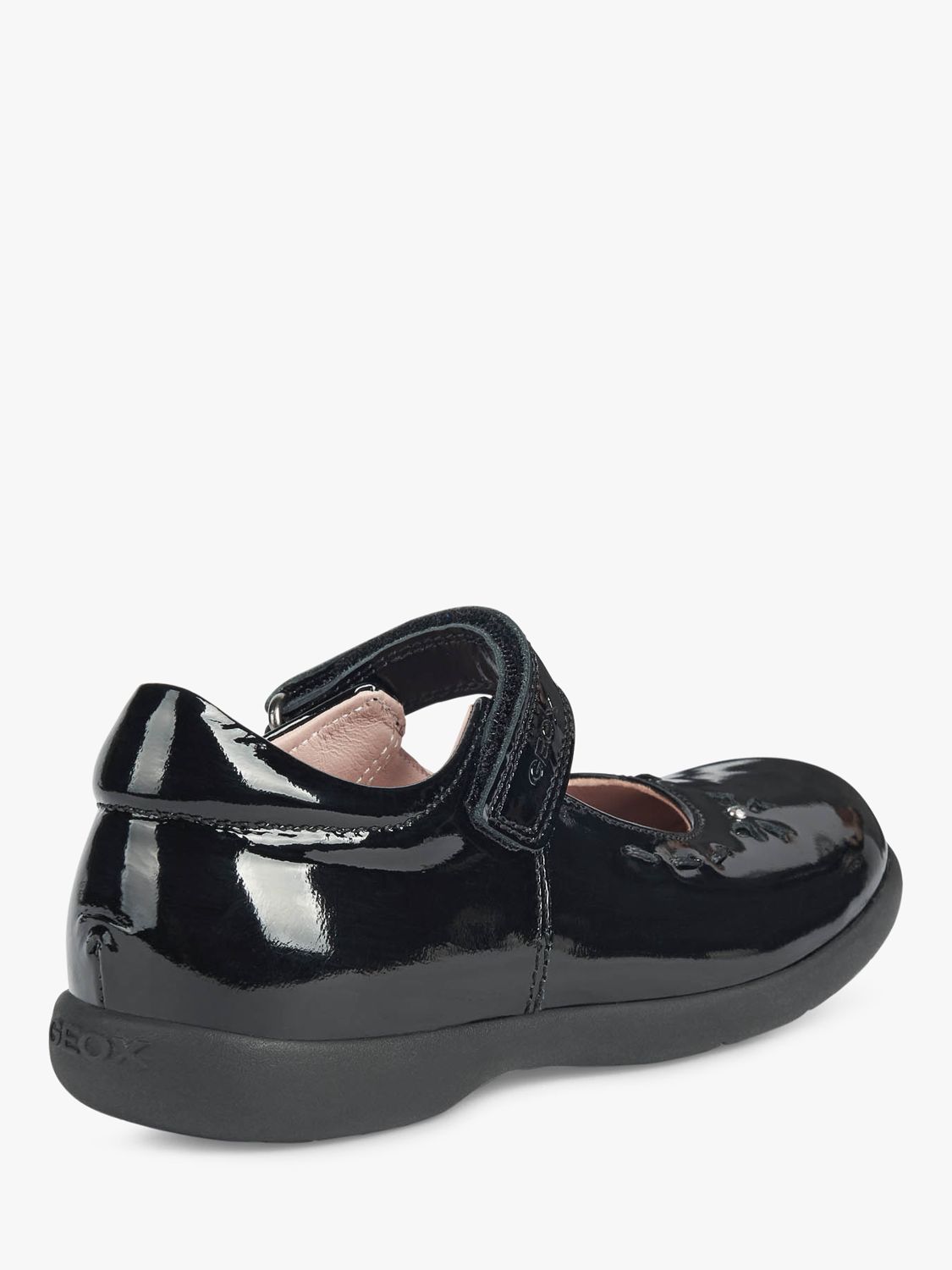 Buy Geox Kids' Naimara Mary Jane School Shoes, Black Online at johnlewis.com