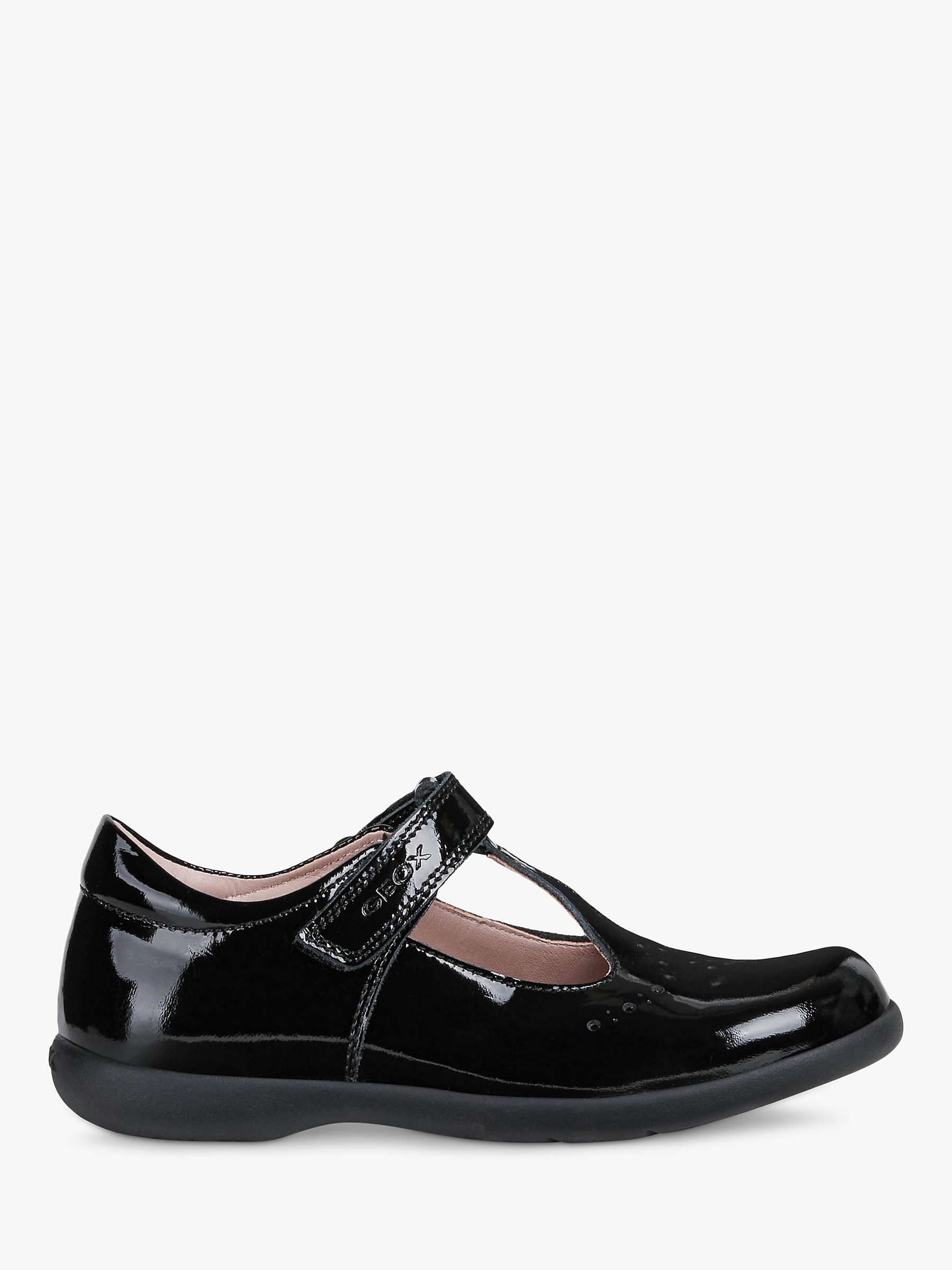 Buy Geox Kids' Naimara Patent Leather T-Bar School Shoes Online at johnlewis.com