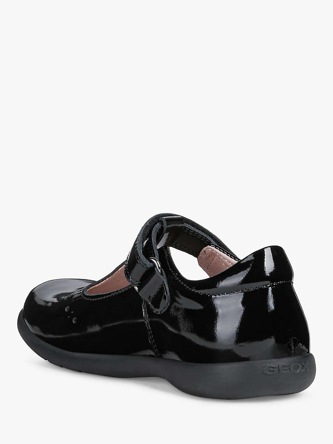 Buy Geox Kids' Naimara Patent Leather T-Bar School Shoes Online at johnlewis.com