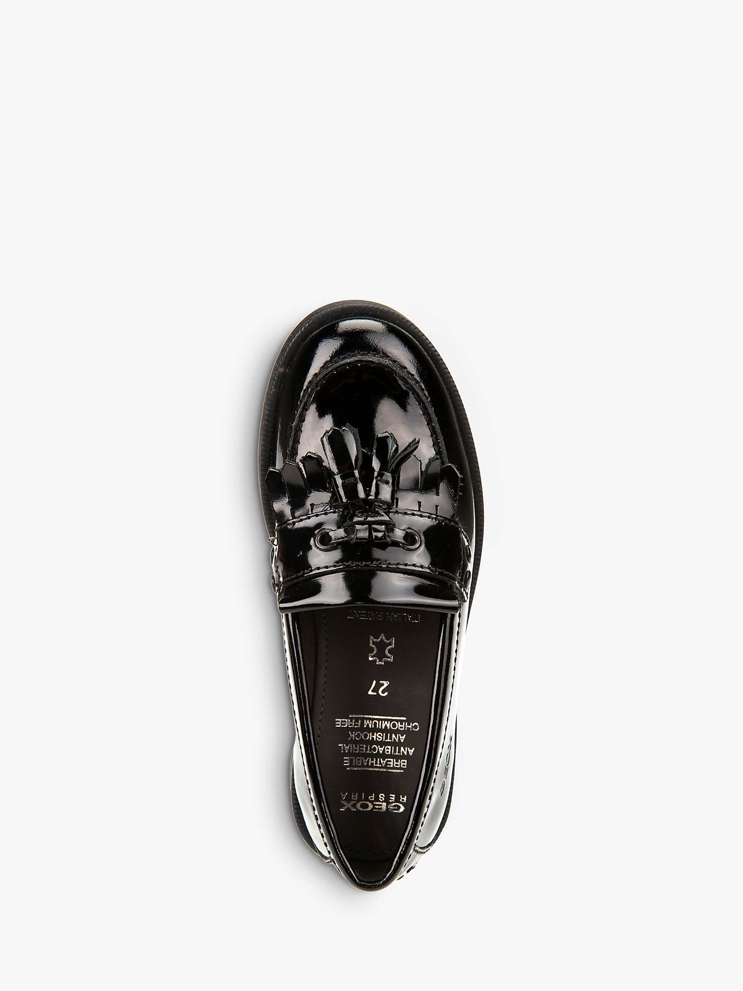 Buy Geox Kids' Agata Slip On Leather Loafers Online at johnlewis.com