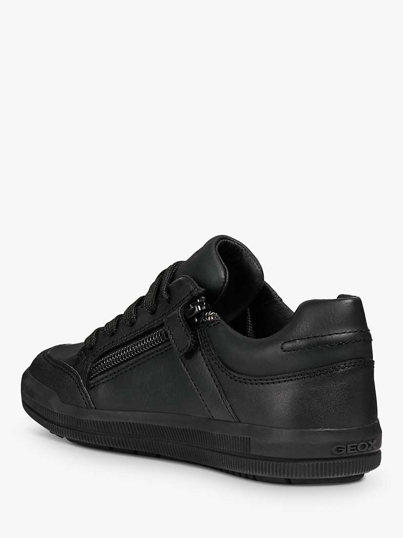 Buy Geox Kids' Arzach School Shoes, Black Online at johnlewis.com