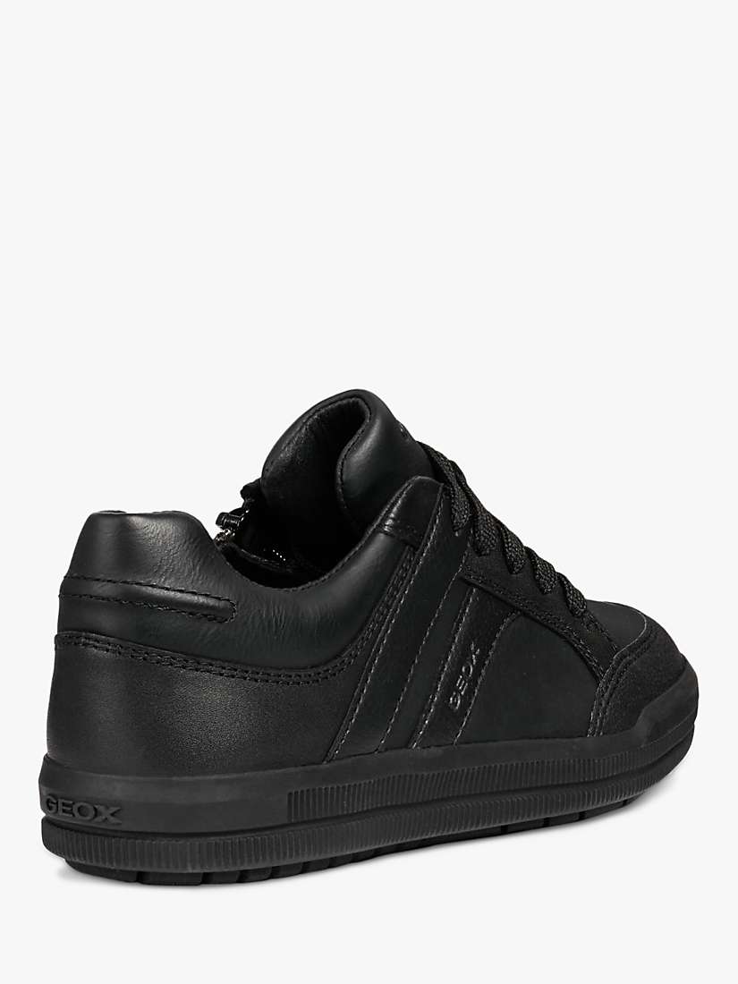 Buy Geox Kids' Arzach School Shoes, Black Online at johnlewis.com