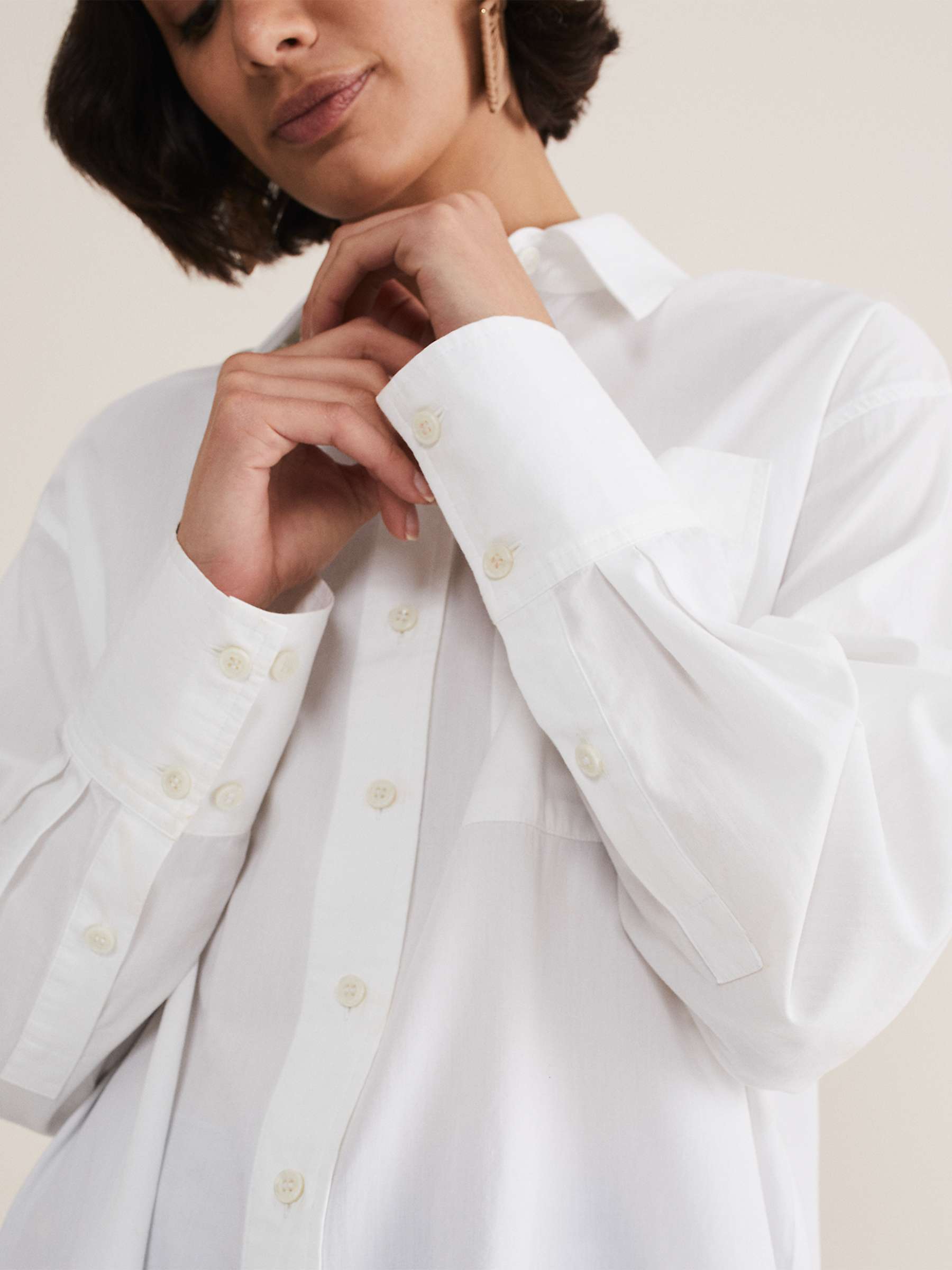 Buy Phase Eight The Boyfriend Shirt, White Online at johnlewis.com