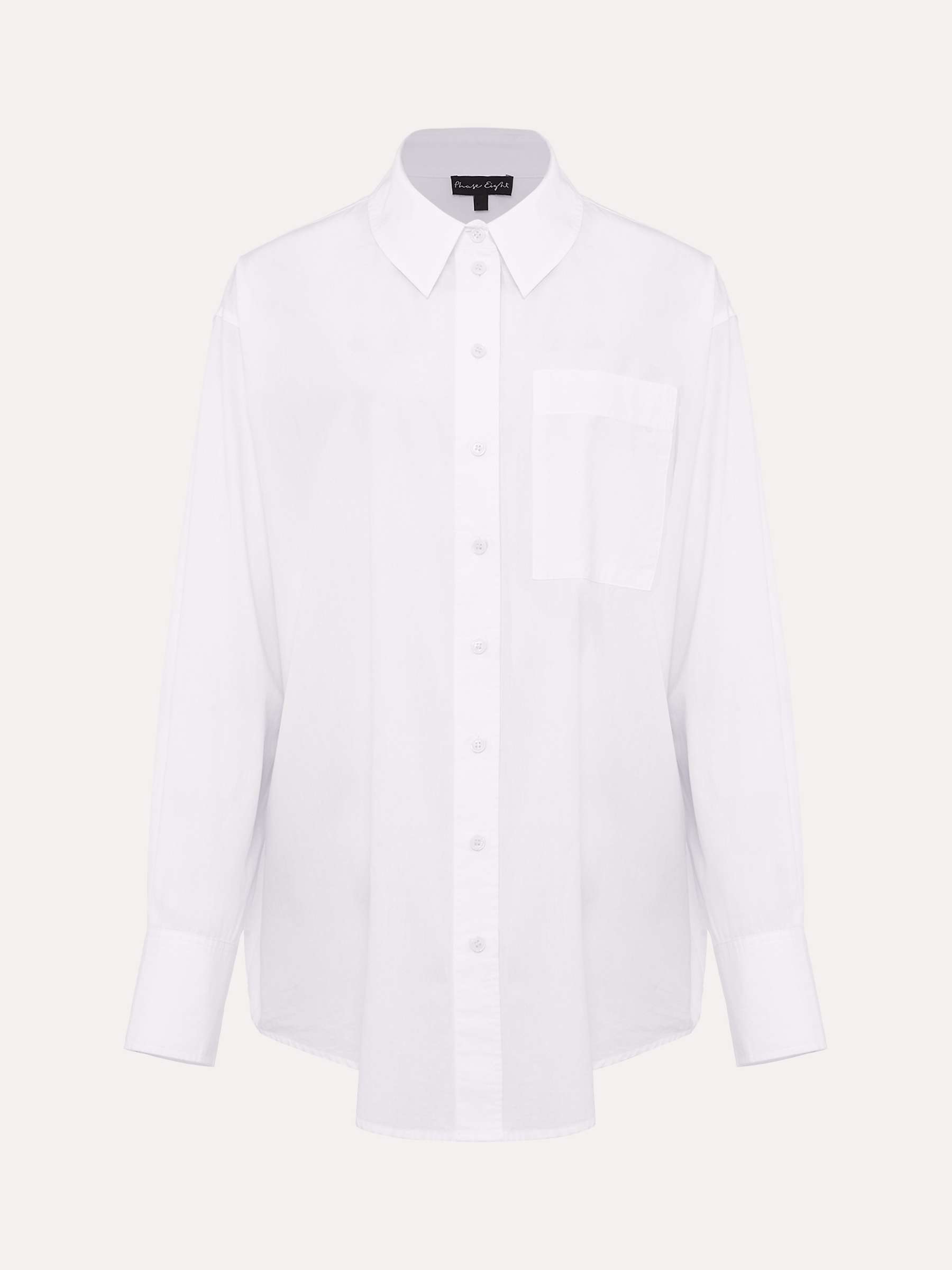 Buy Phase Eight The Boyfriend Shirt, White Online at johnlewis.com
