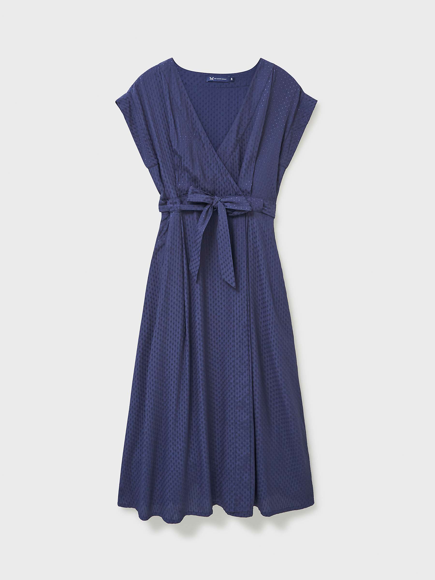 Buy Crew Clothing Gemma Plain Dress, Navy Blue Online at johnlewis.com