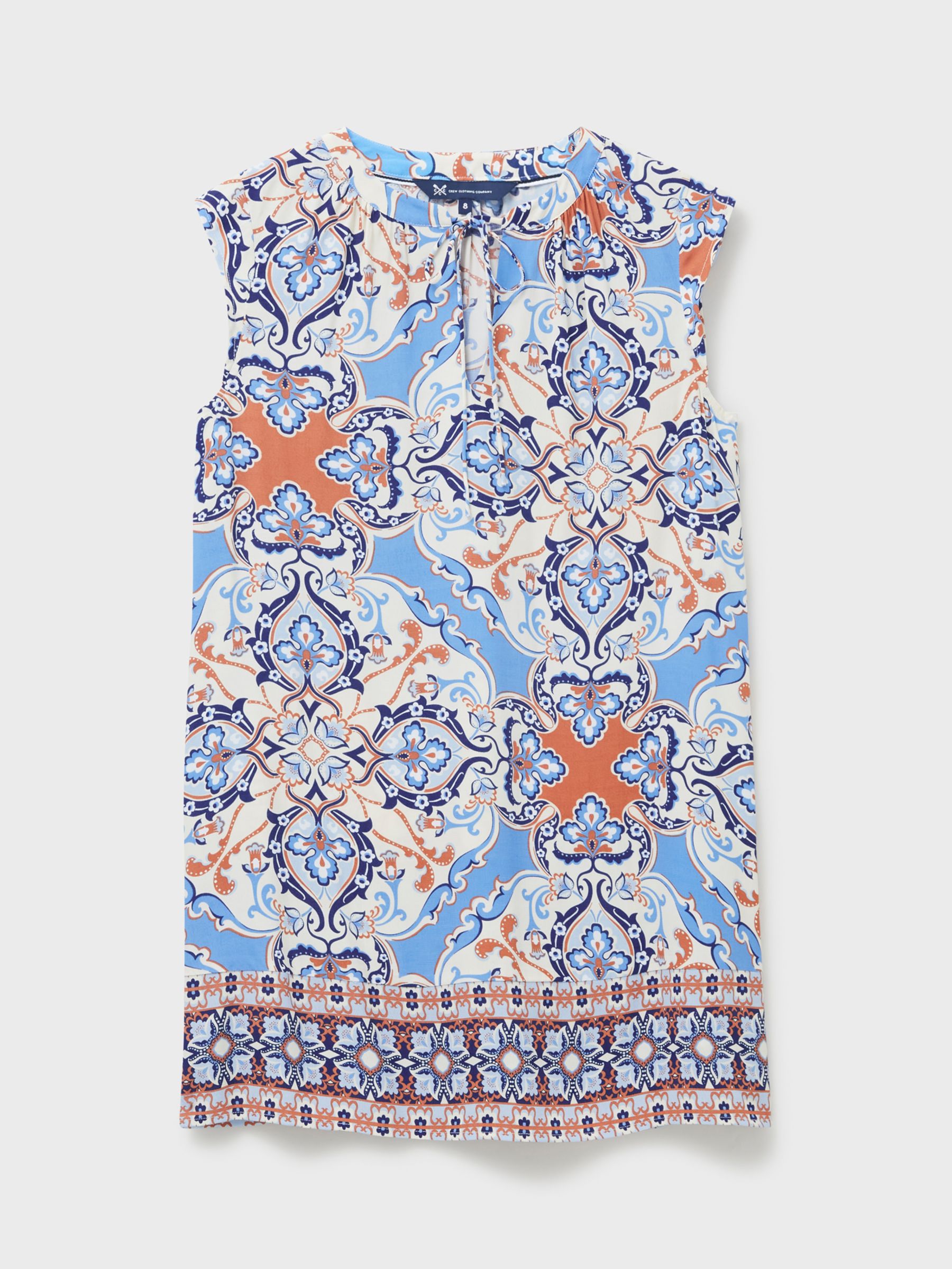 Buy Crew Clothing Opal Tunic, Multi Blue Online at johnlewis.com