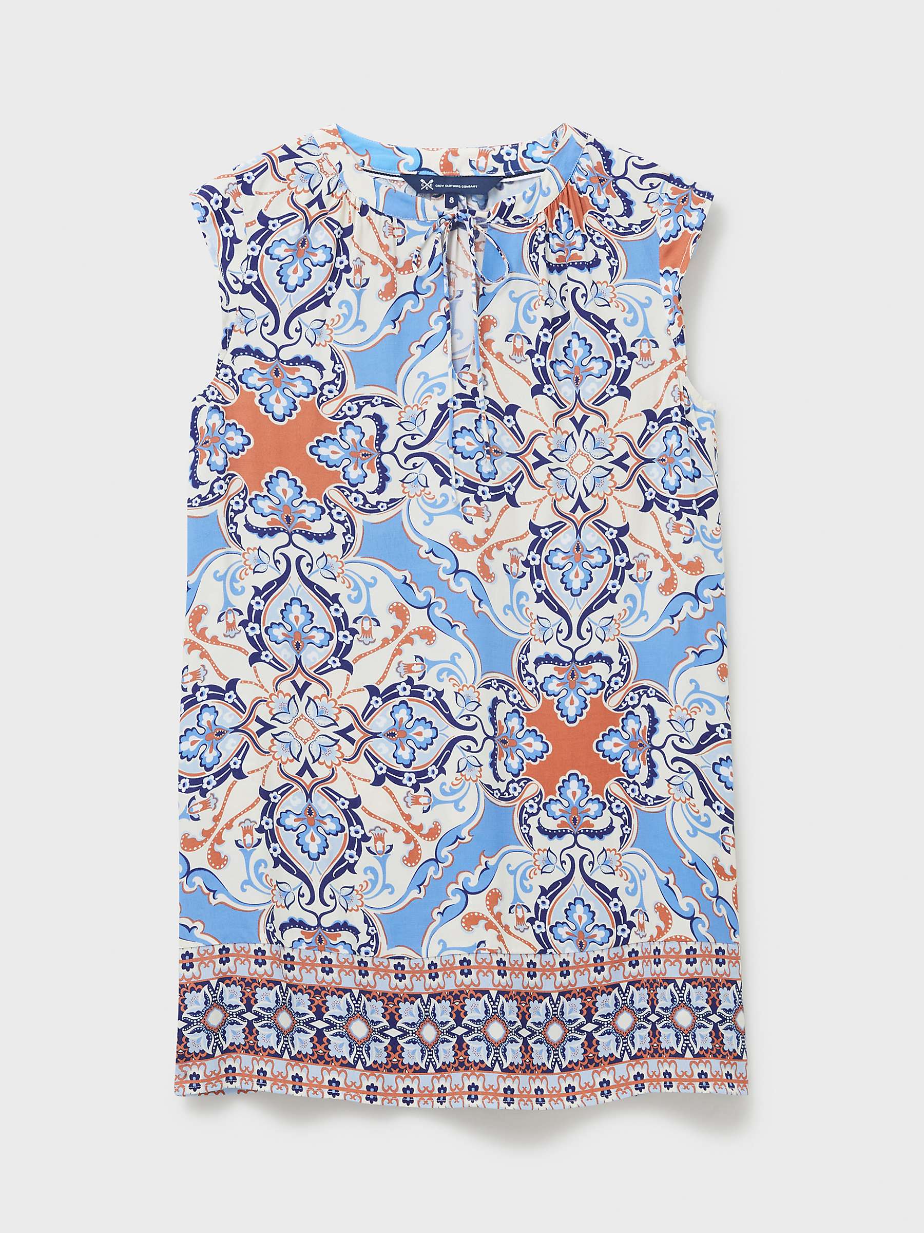 Buy Crew Clothing Opal Tunic, Multi Blue Online at johnlewis.com