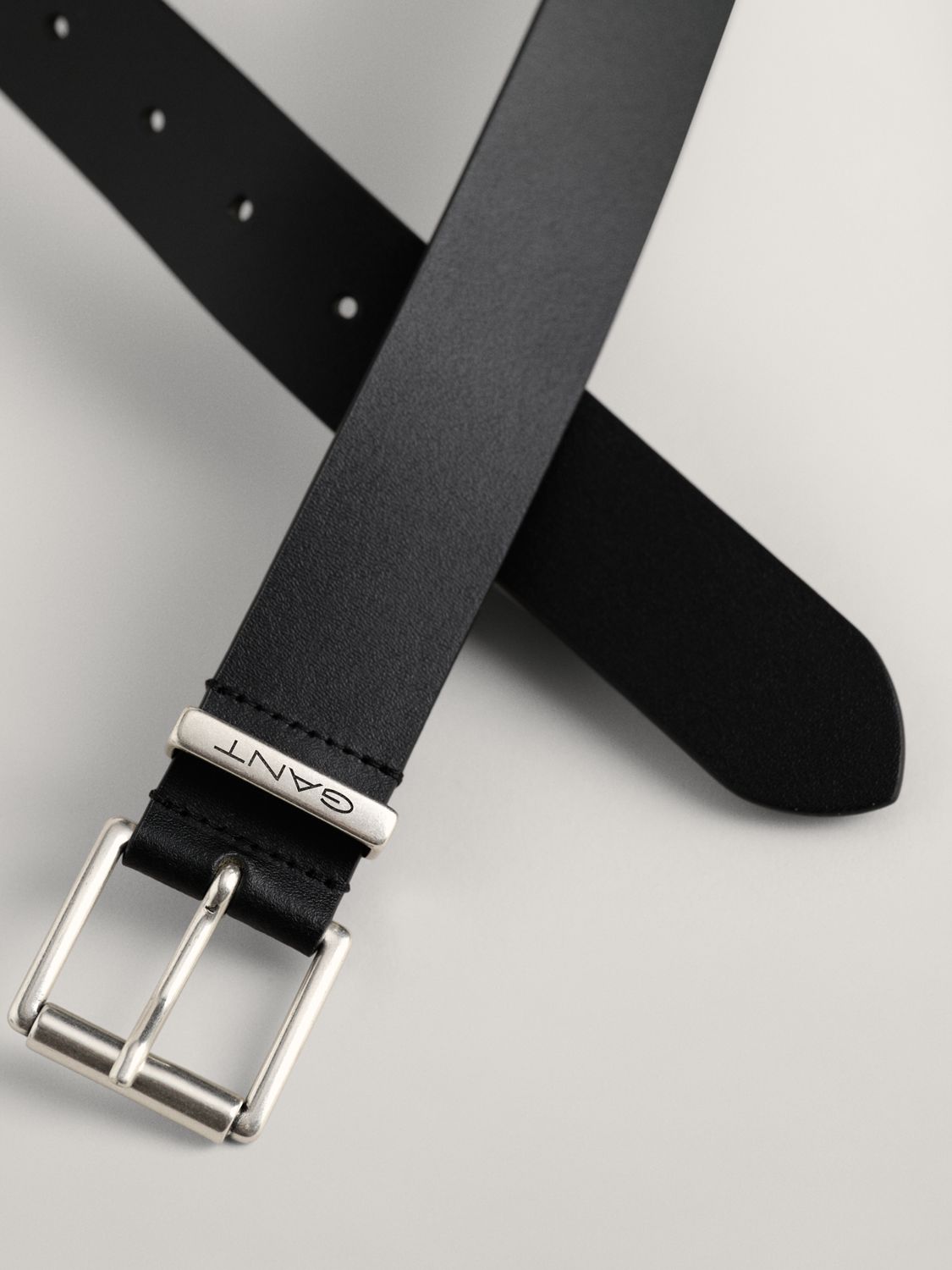 Buy GANT Logo Leather Belt Online at johnlewis.com