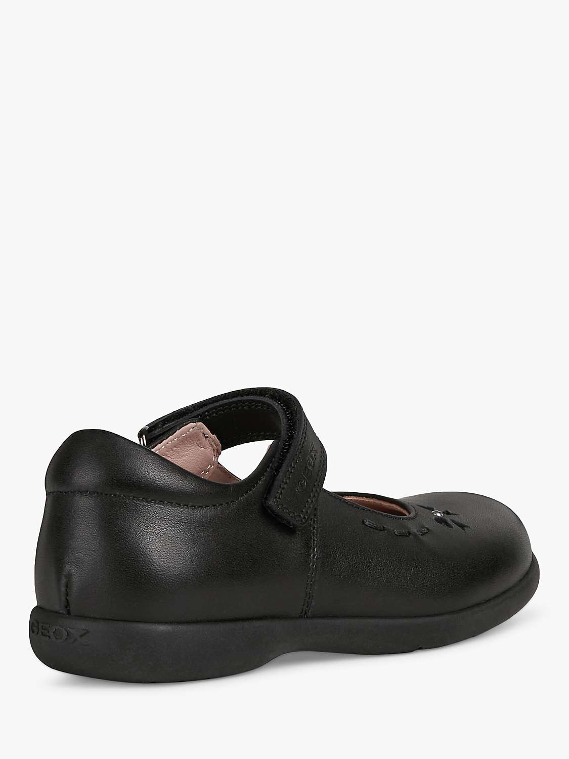 Buy Geox Kids' J Naimara Leather Mary Jane School Shoes, Black Online at johnlewis.com