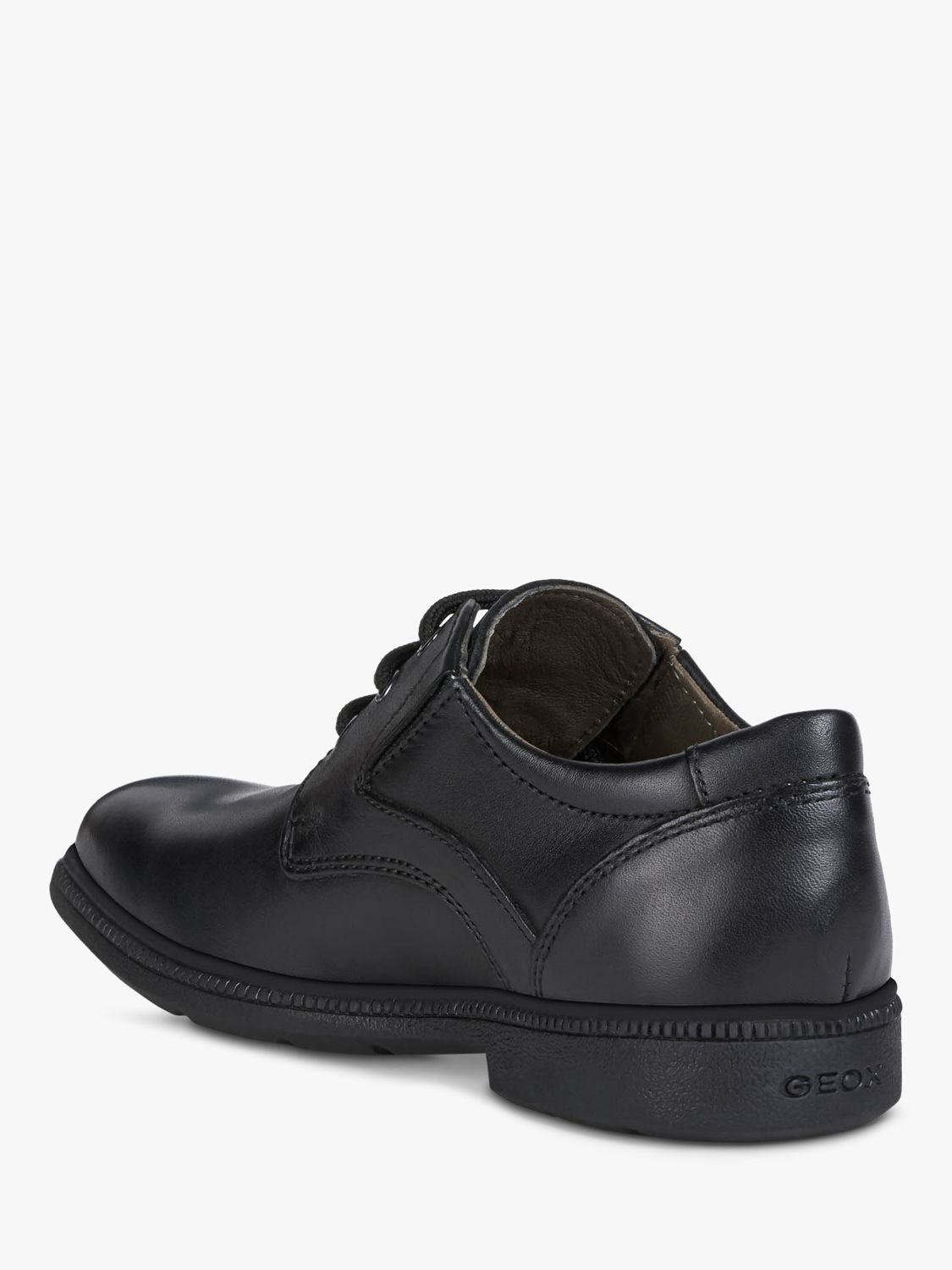 Buy Geox Kids' Federico School Shoes, Black Online at johnlewis.com