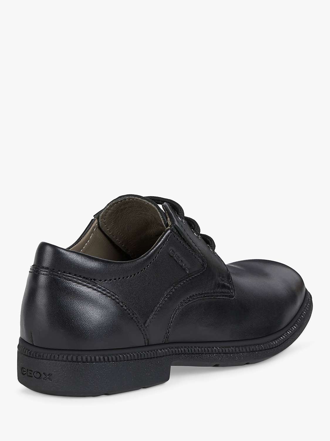 Buy Geox Kids' Federico School Shoes, Black Online at johnlewis.com