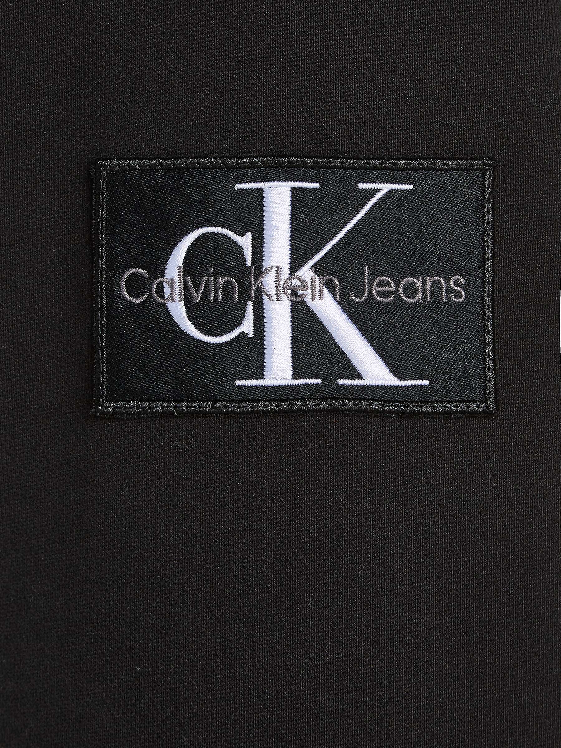 Buy Calvin Klein Monologo Hoodie, Black Online at johnlewis.com
