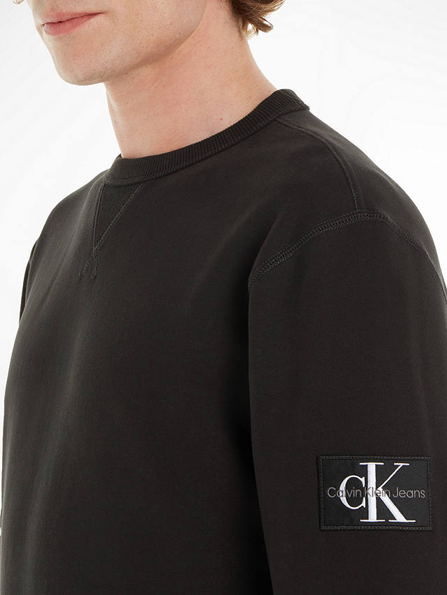 Calvin Klein Monologo Sweatshirt, Black