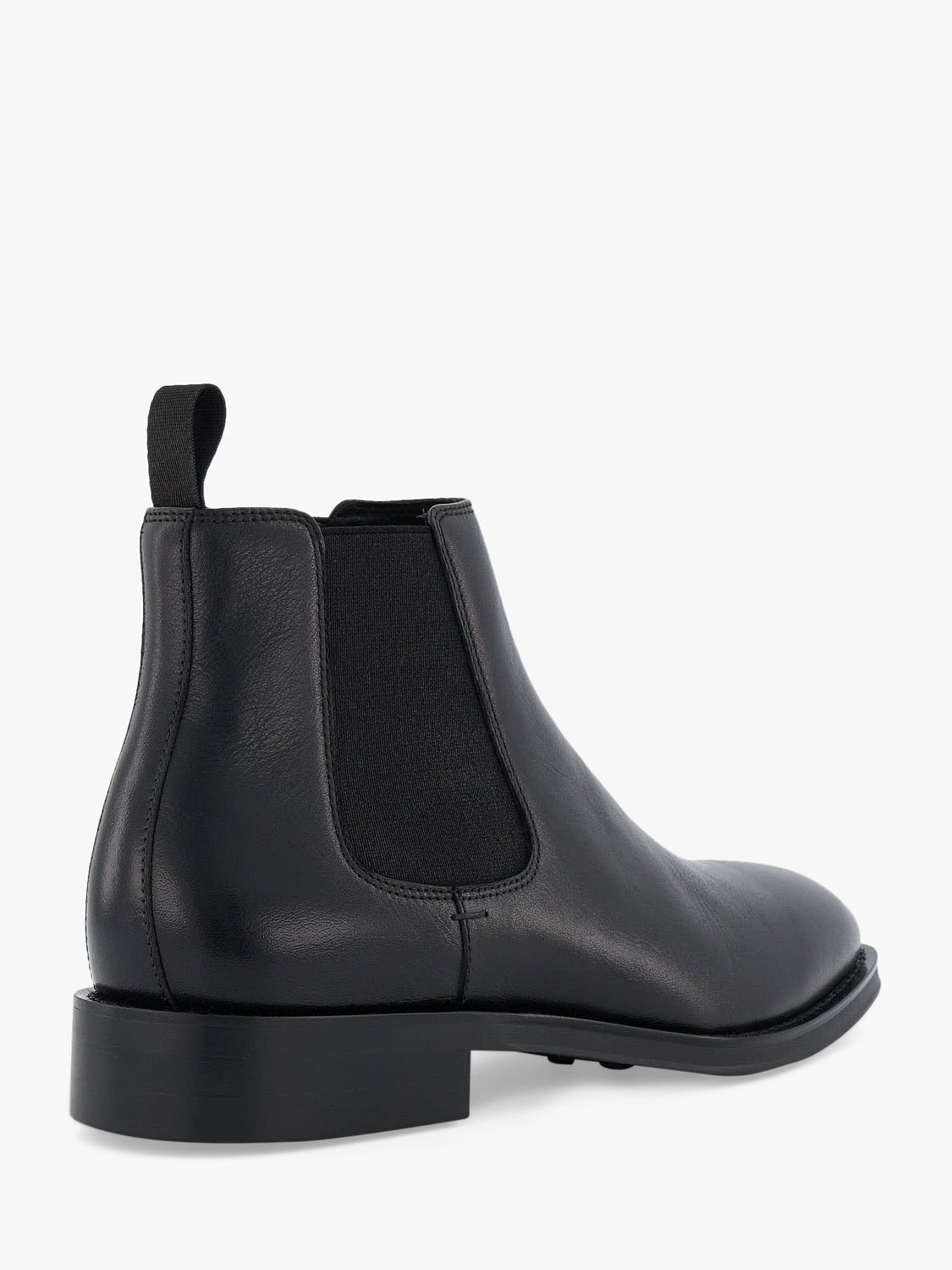 Dune Masons Leather Chelsea Boots, Black, EU46