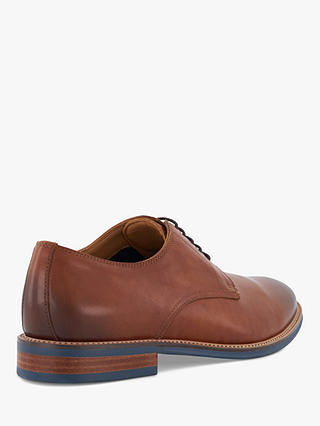 Dune Stanley Leather Derby Shoes, Tan-leather
