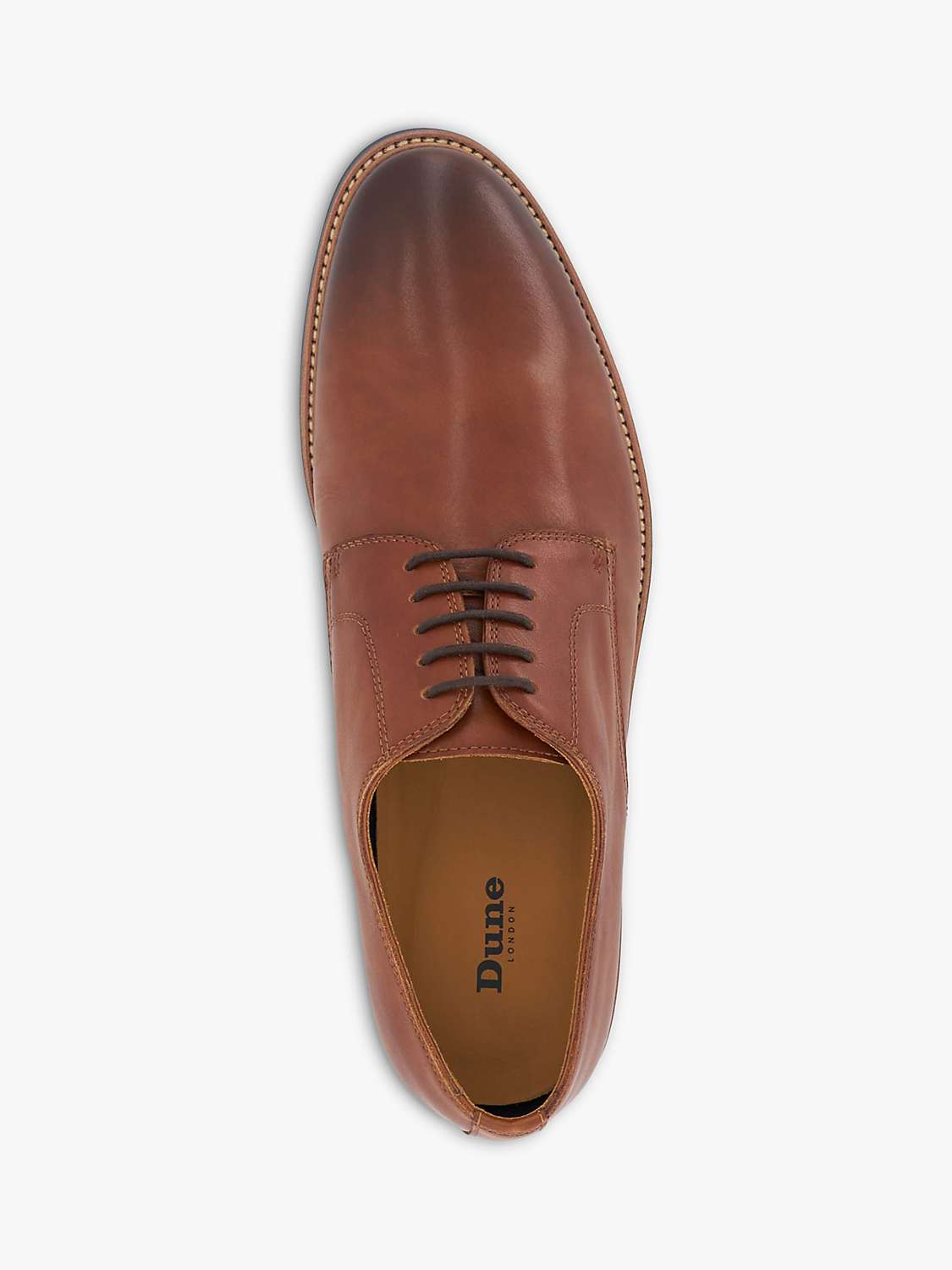 Buy Dune Stanley Leather Derby Shoes Online at johnlewis.com