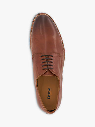 Dune Stanley Leather Derby Shoes, Tan-leather