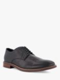 Dune Stanley Leather Derby Shoes, Black-leather