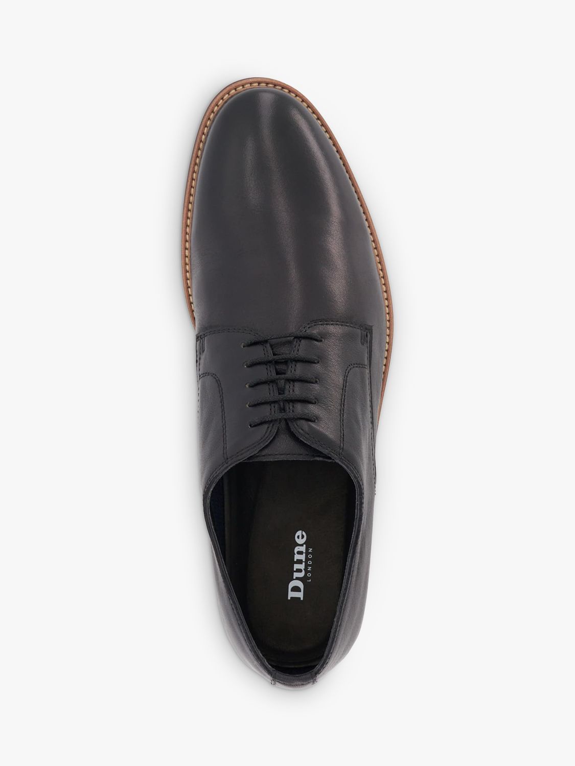 Buy Dune Stanley Leather Derby Shoes Online at johnlewis.com