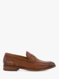 Dune Sulli Leather Moccasin Shoes, Tan