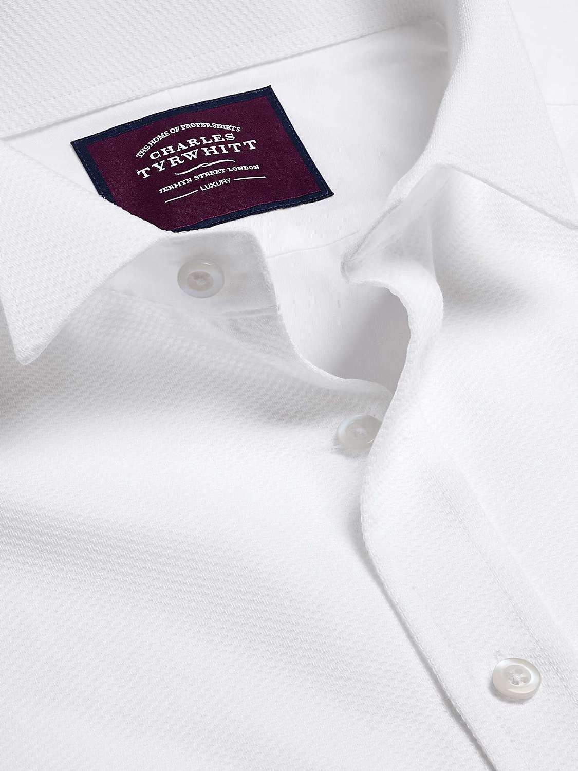 Buy Charles Tyrwhitt Wing Collar Marcella Bib Evening Shirt, White Online at johnlewis.com
