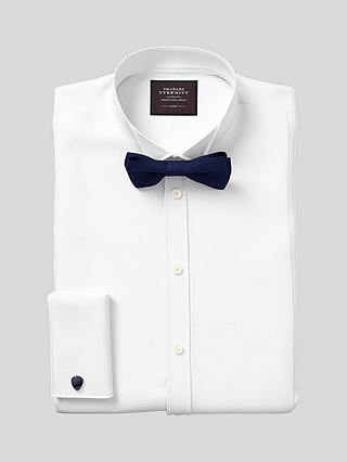 Charles Tyrwhitt Wing Collar Marcella Bib Evening Shirt, White