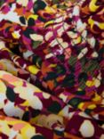 Hobbs Camellia Abstract Print Midi Dress, Multi, Multi