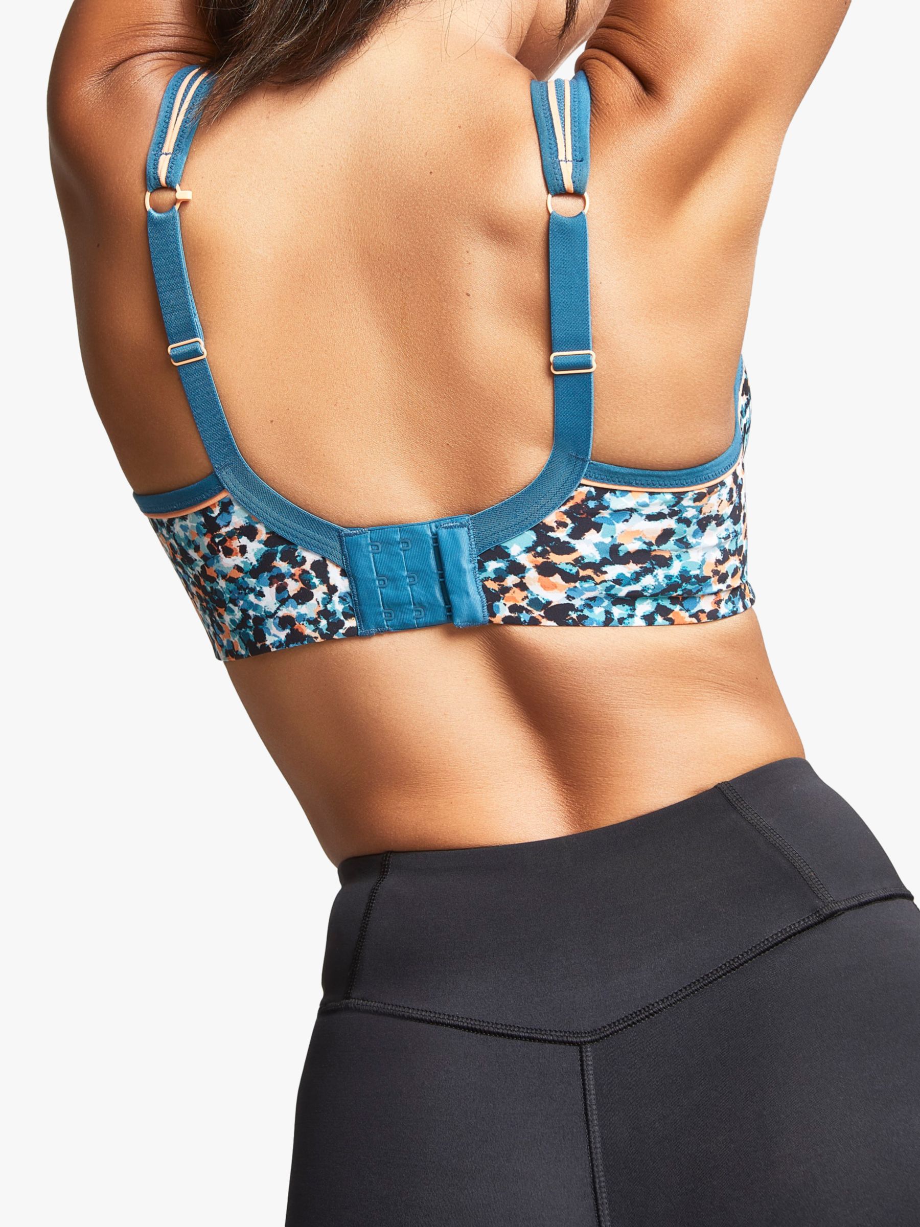 Panache Abstract Animal Print Wired Sports Bra, Multi at John Lewis &  Partners