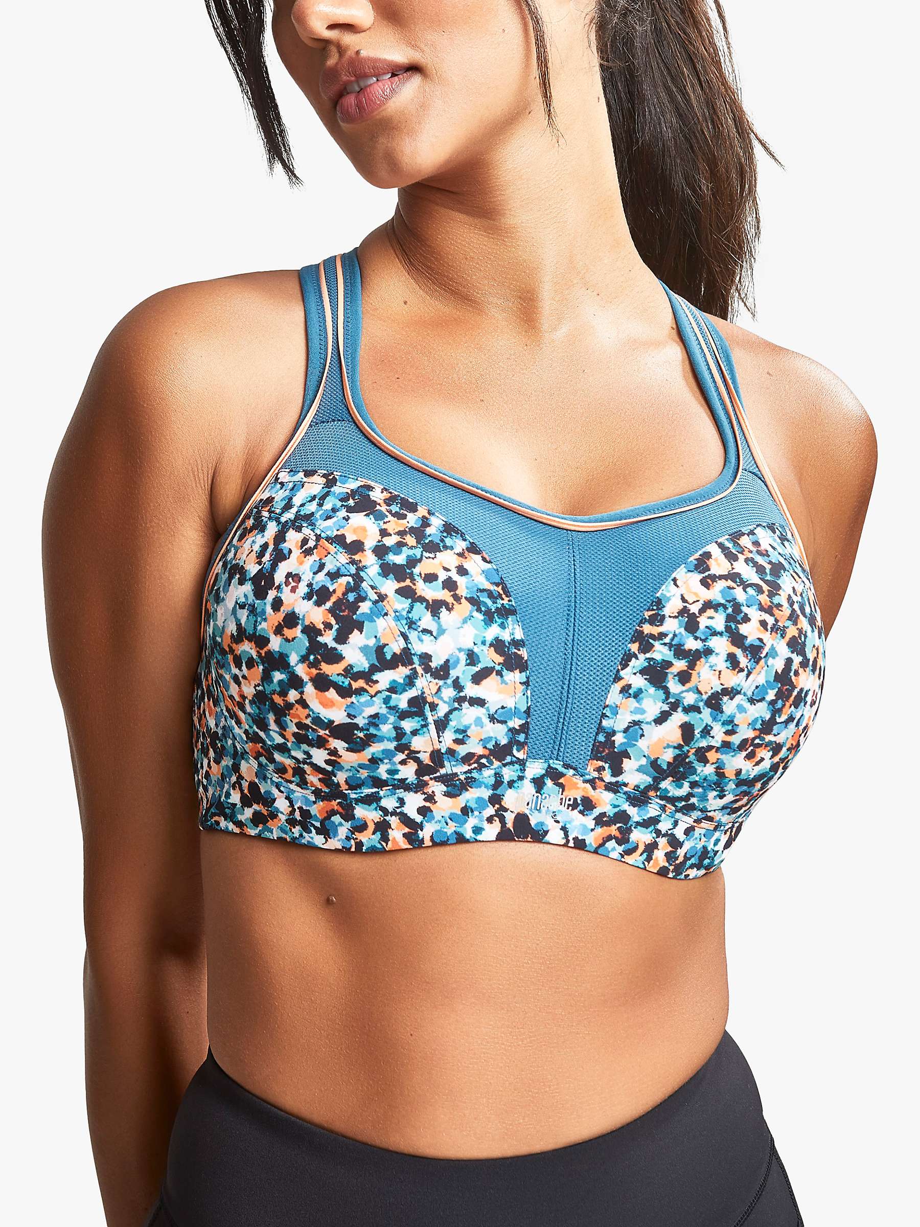 Buy Panache Abstract Animal Print Wired Sports Bra, Multi Online at johnlewis.com