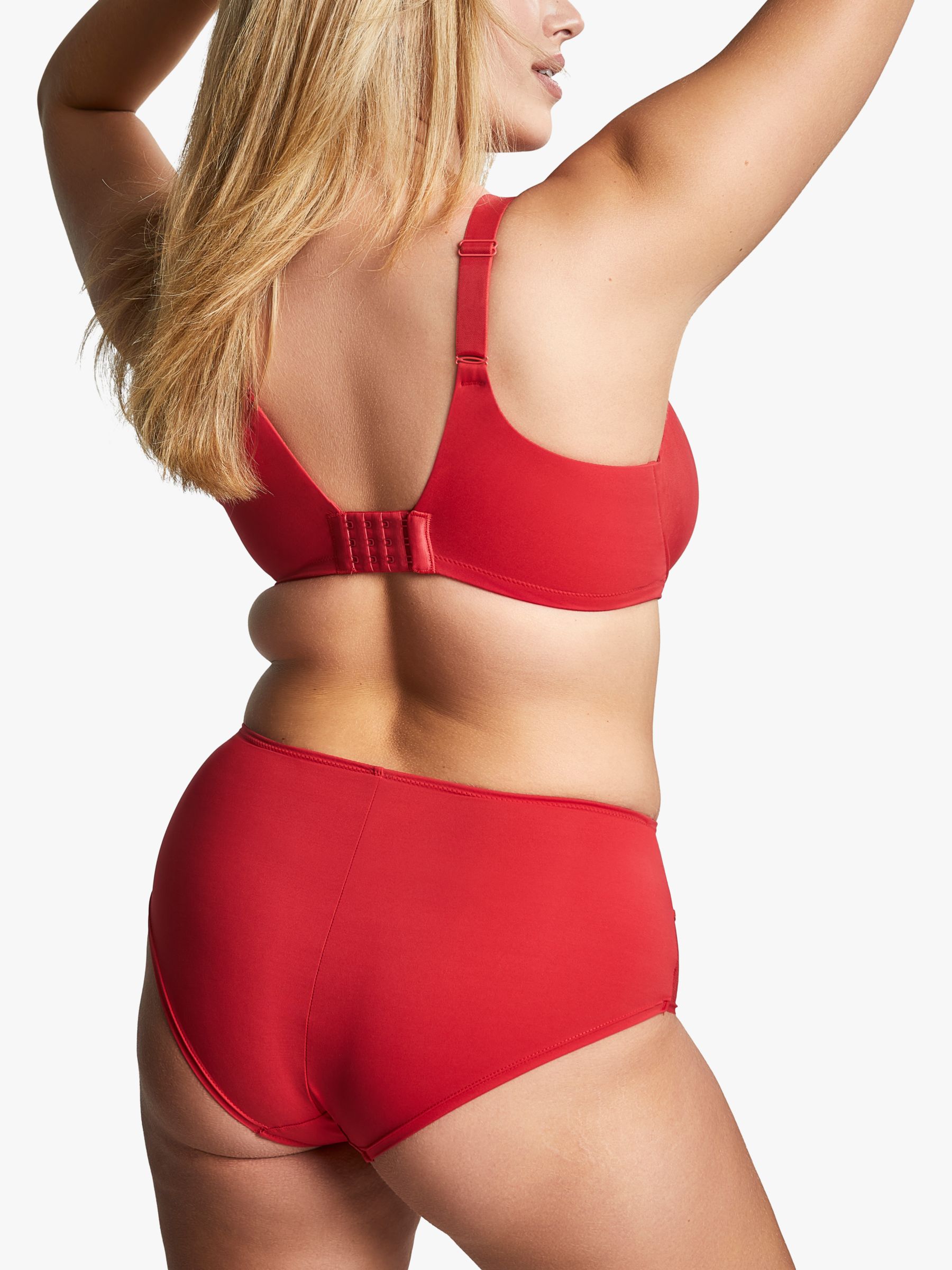 Avenue Body  Women's Plus Size Fashion Balconette Bra - Salsa Red