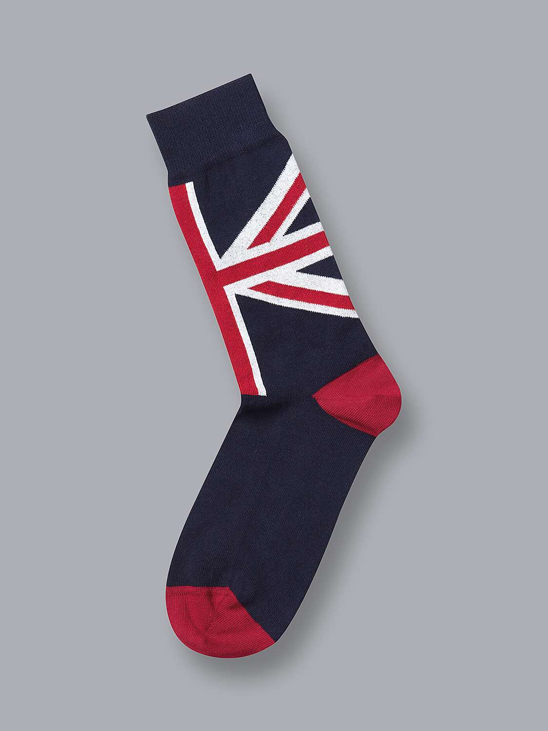 Buy Charles Tyrwhitt Union Jack Socks, Navy Online at johnlewis.com