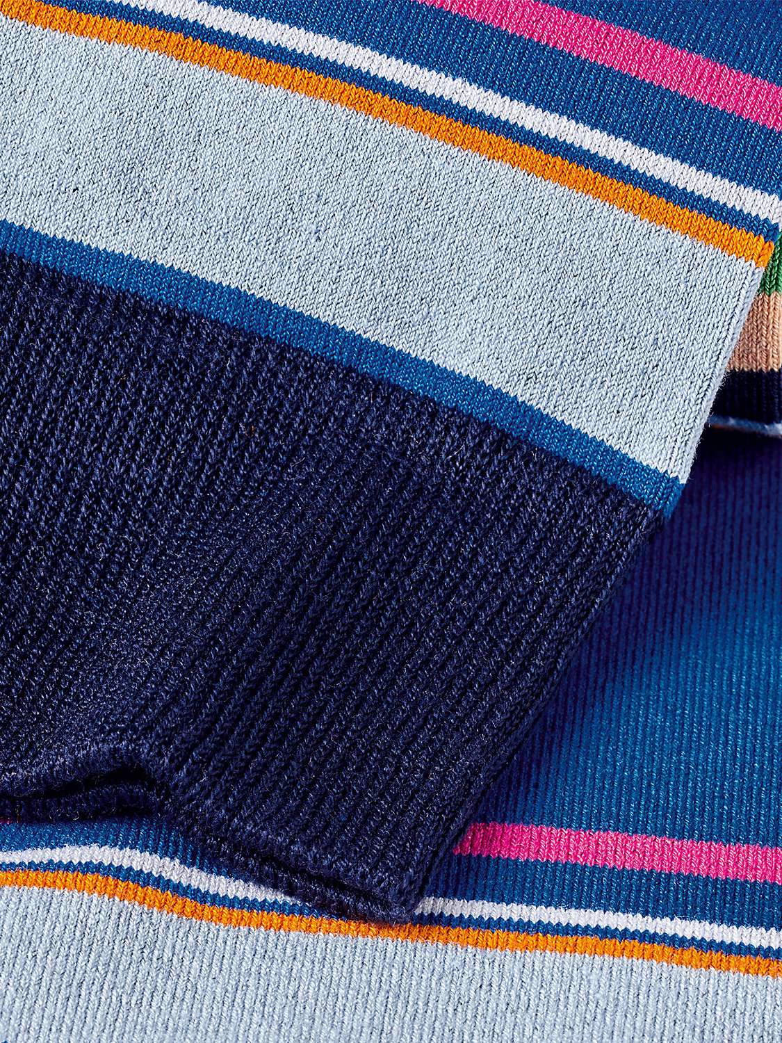 Charles Tyrwhitt Multi Box Stripe Socks, Cobalt Blue/Multi at John ...