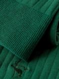Charles Tyrwhitt Dark Green Cotton Rib Socks, Green