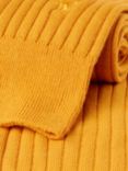 Charles Tyrwhitt Cotton Rib Socks, Sunflower