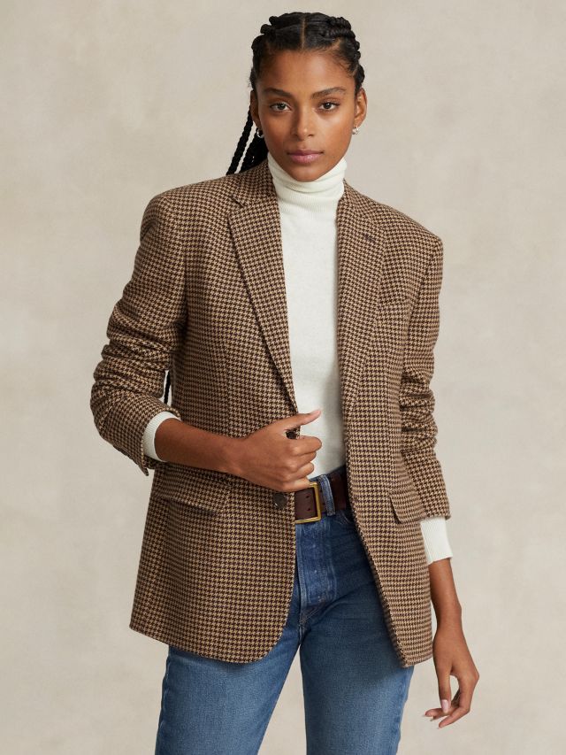 Ralph lauren store houndstooth blazer