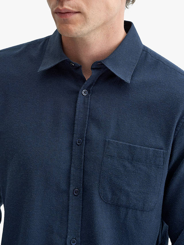 Oliver Sweeney Long Sleeve Plain Shirt, Navy