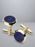 Charles Tyrwhitt Gold Sodalite Luxury Cufflinks, Gold