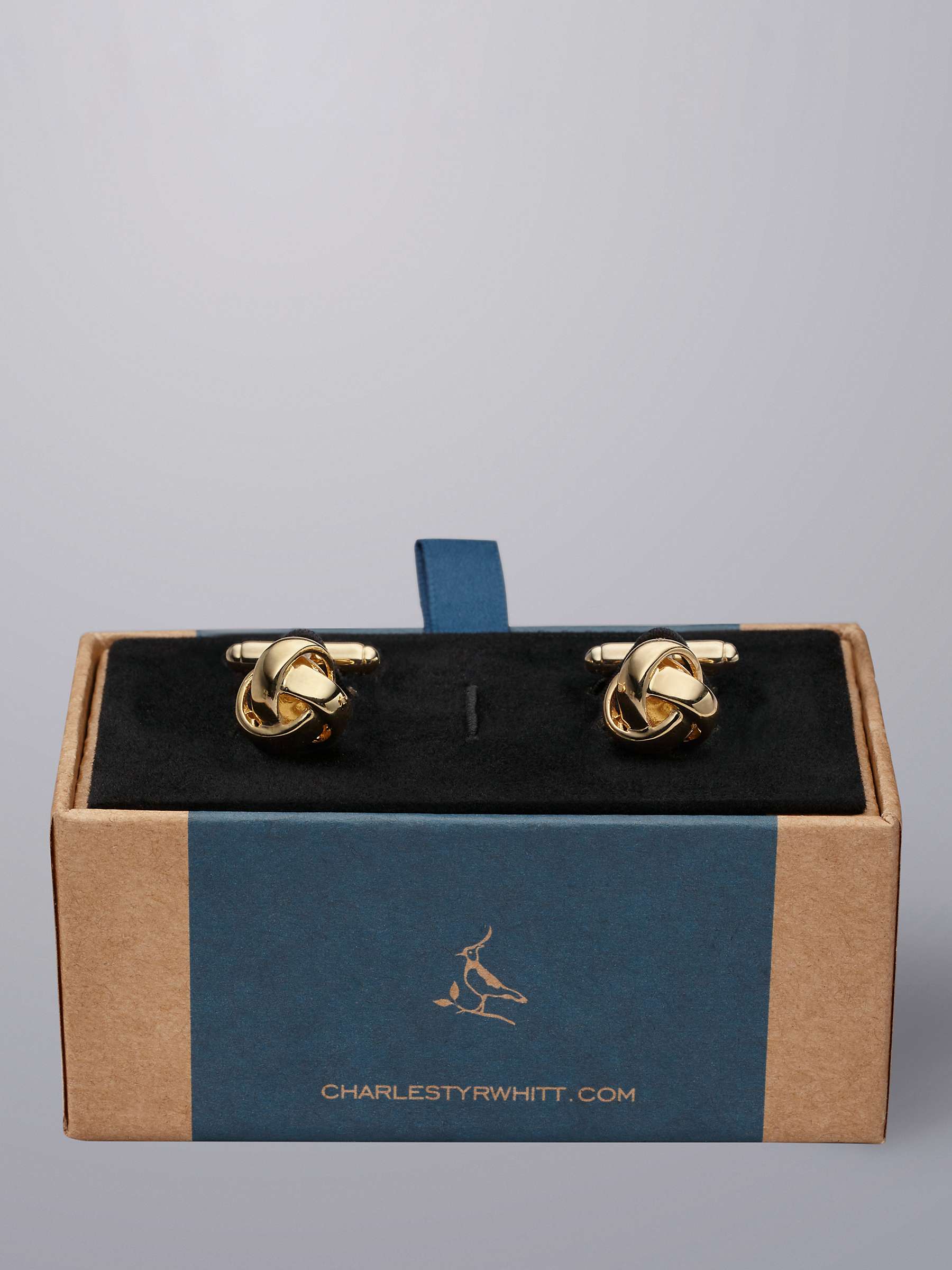 Buy Charles Tyrwhitt Metal Knot Cufflinks Online at johnlewis.com