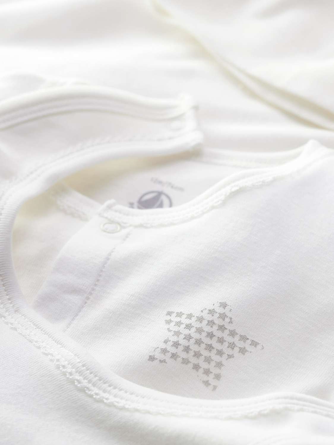 Buy Petit Bateau Baby Sleepsuit, Bonnet, Bib & Blanket Gift Set, White Online at johnlewis.com