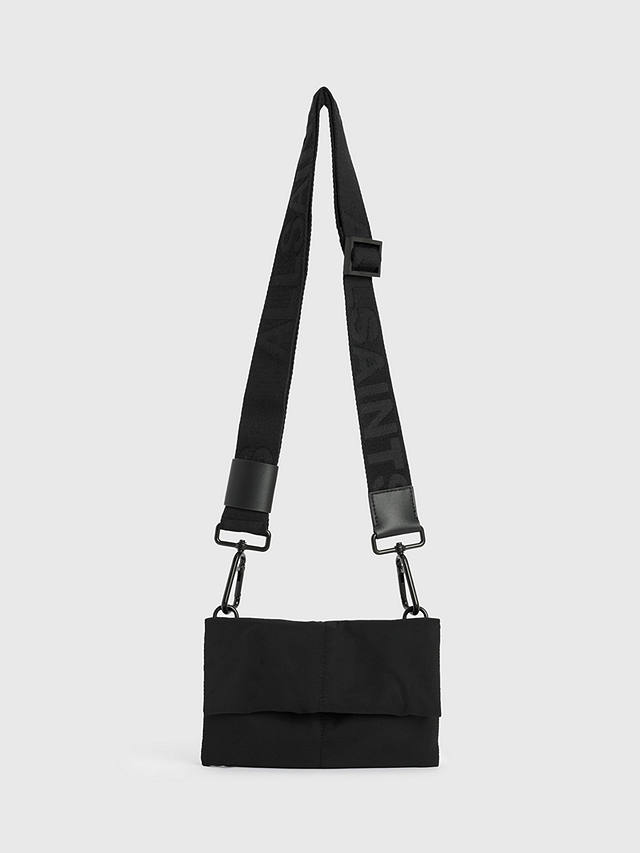 AllSaints Ezra Cross Body Bag, Black