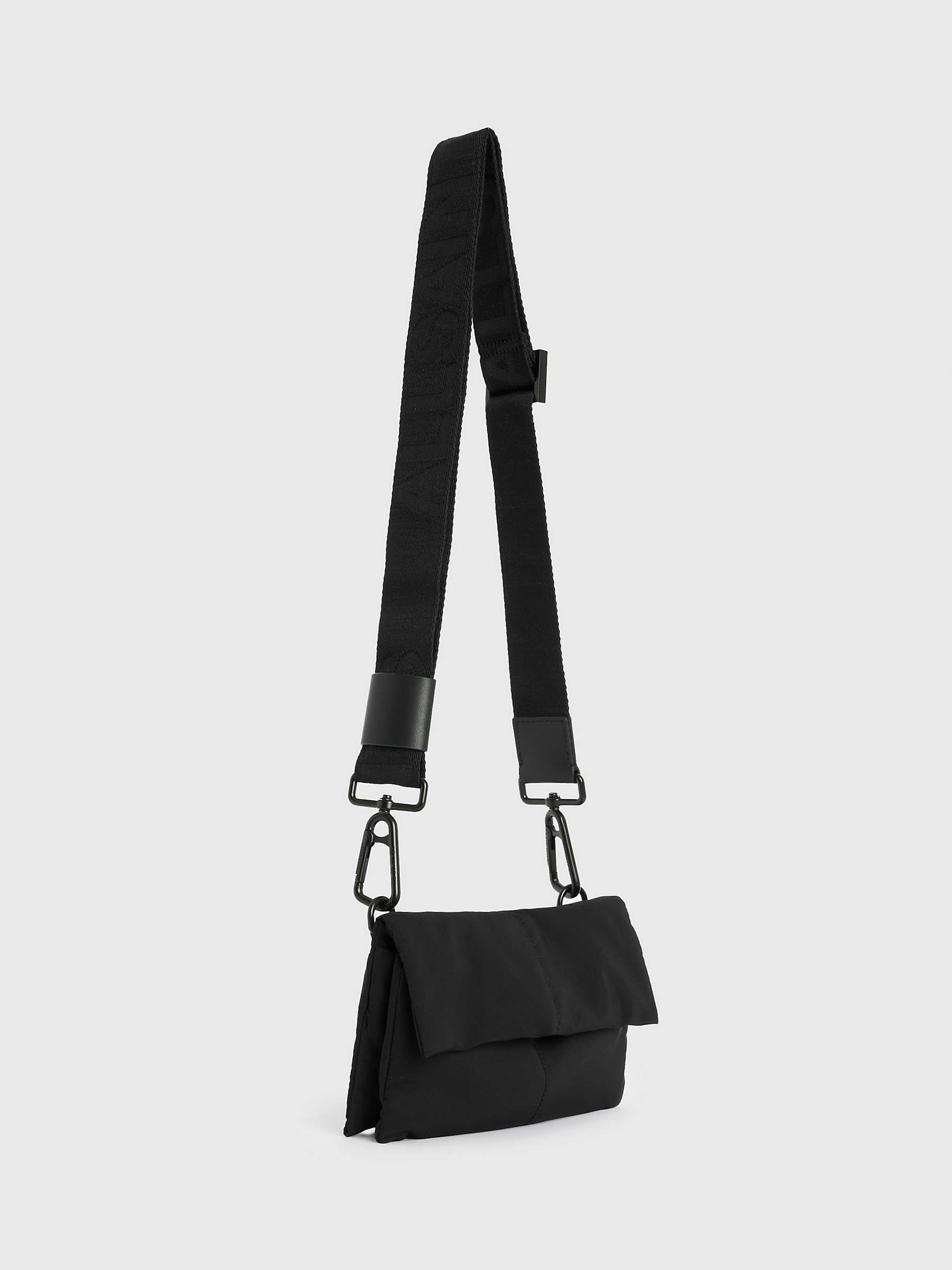 Buy AllSaints Ezra Cross Body Bag, Black Online at johnlewis.com