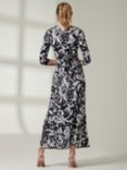 Jolie Moi Abstract Print Jersey Maxi Dress, Multi, Multi