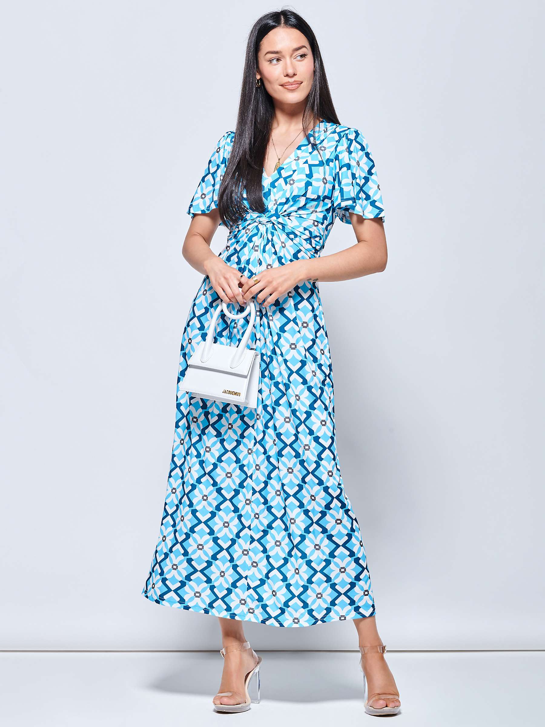 Buy Jolie Moi Twist Front Jersey Maxi Dress Online at johnlewis.com