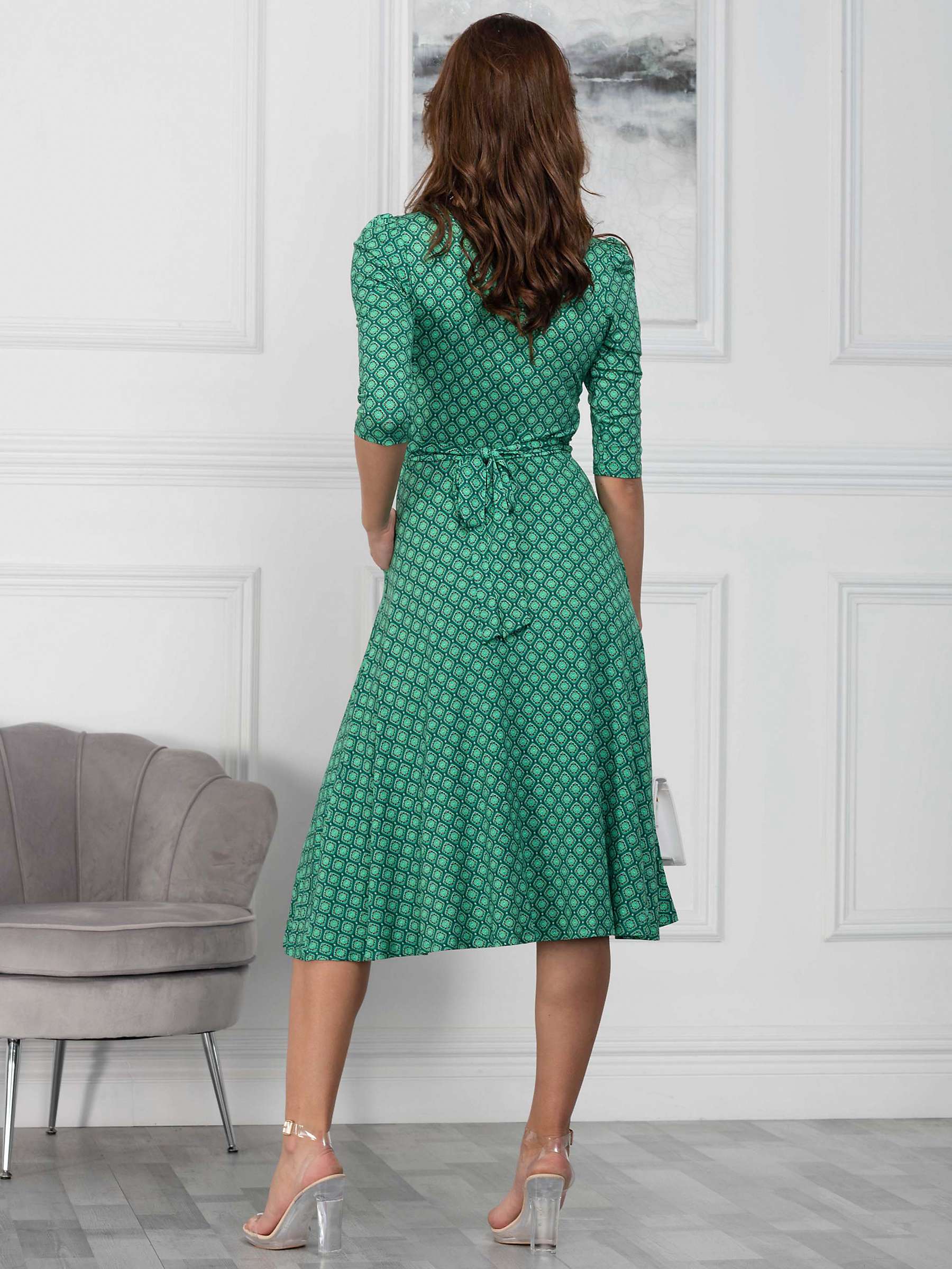 Buy Jolie Moi Glynice V-Neck Fit and Flare Dress Online at johnlewis.com