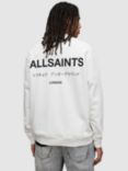 AllSaints Underground Crew Jumper, Ashen White