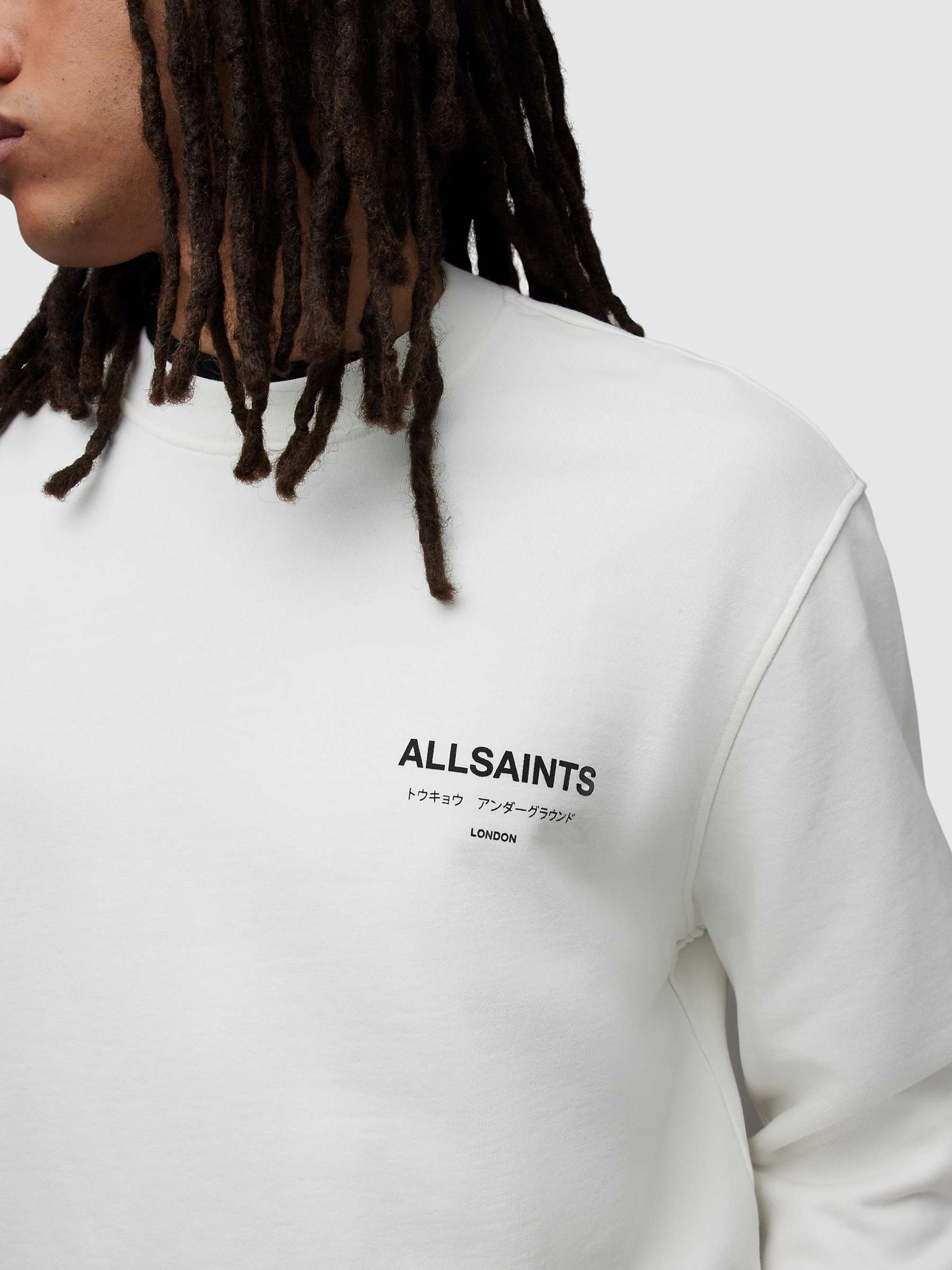 Buy AllSaints Underground Crew Jumper Online at johnlewis.com