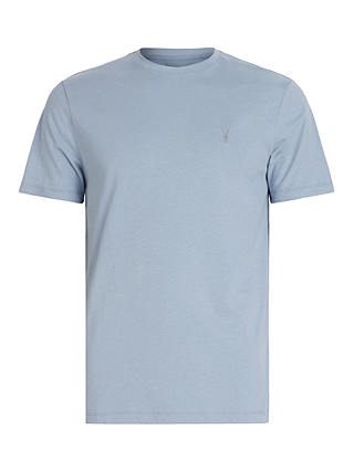 AllSaints Brace Crew T-Shirt, Chilled Blue