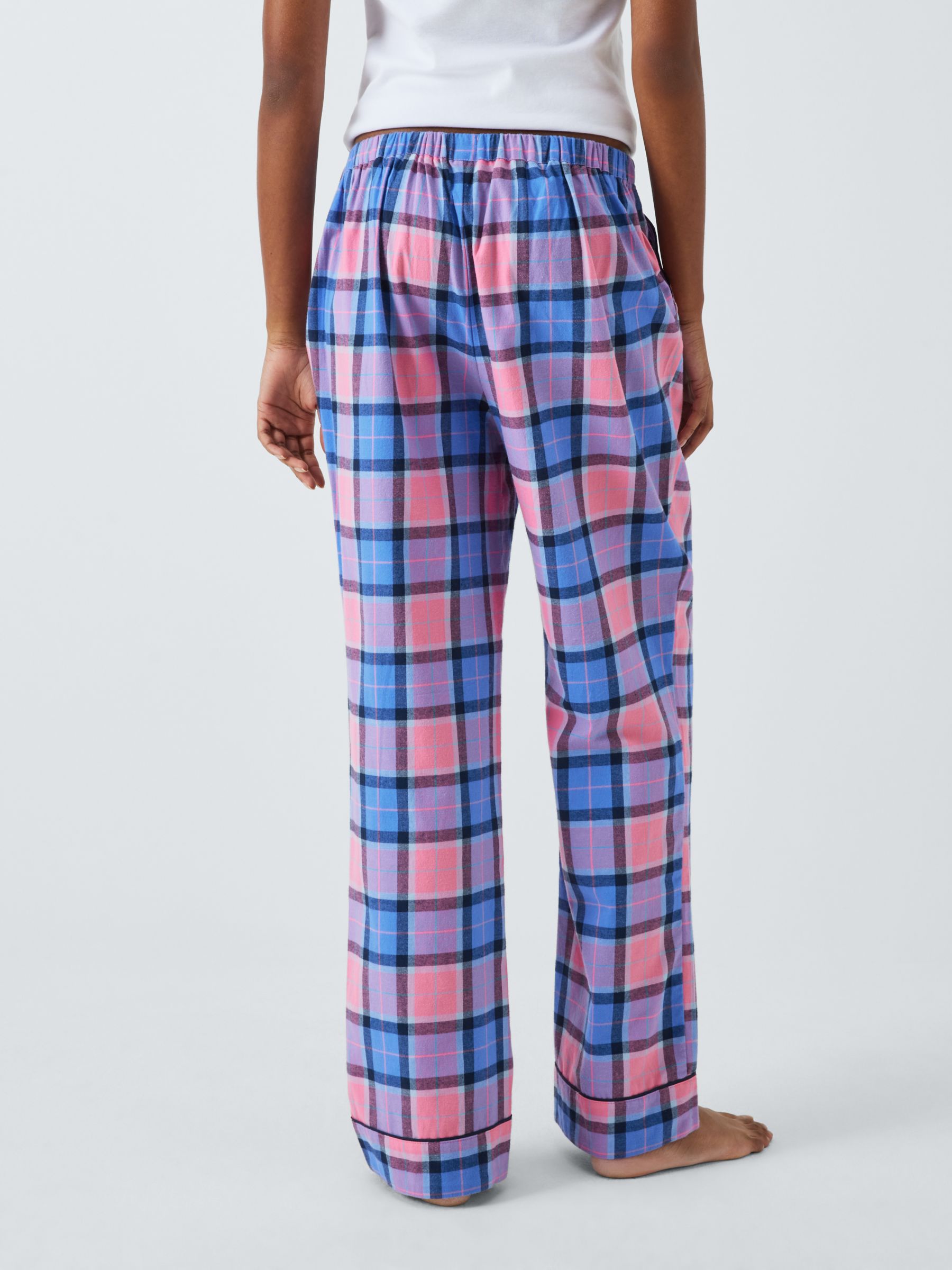 Plaid Pyjama Pants - Light blue plaid