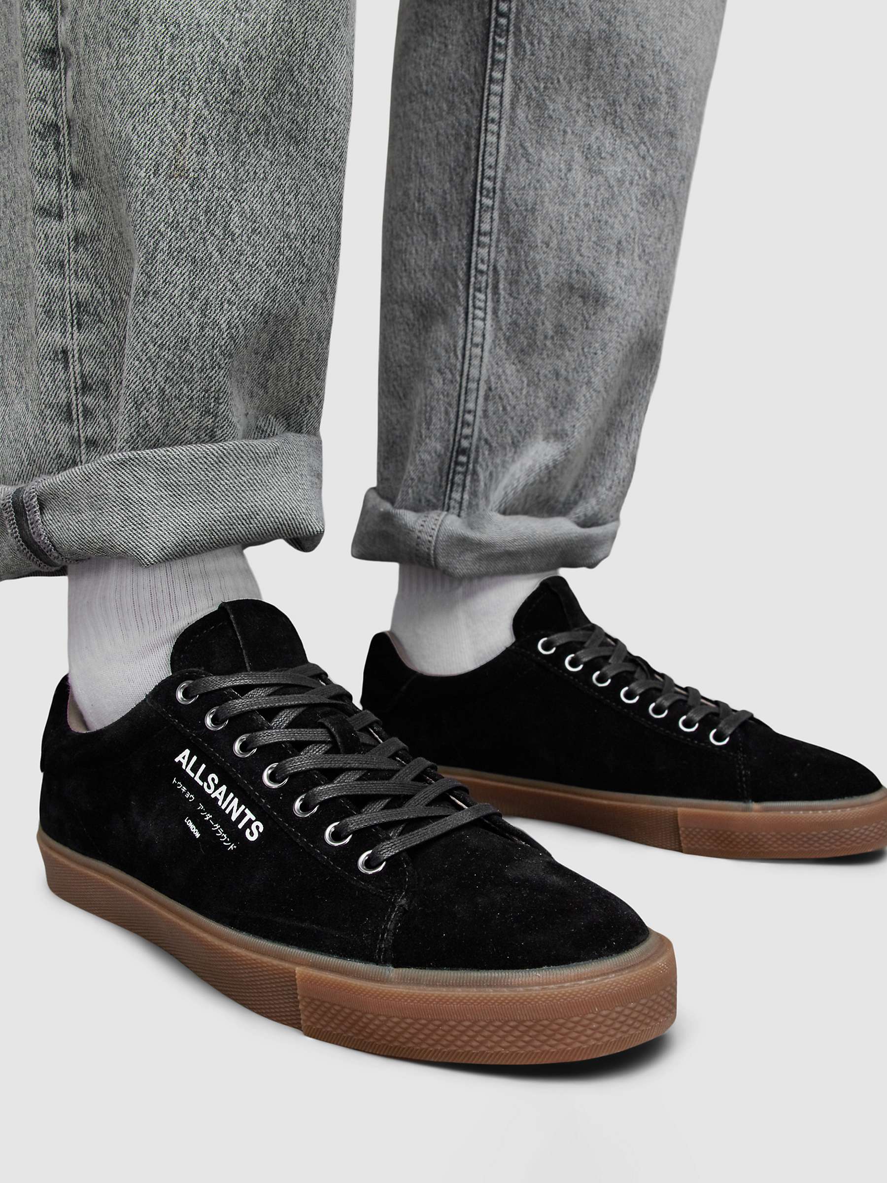 Buy AllSaints Underground Suede Low Top Trainers Online at johnlewis.com